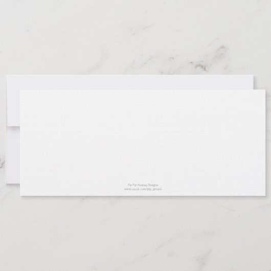 日付の桜の桜の発表を救って下さい 招待状 (裏面)