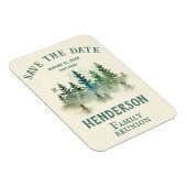 日付の水の色を保存するPineTreesファミリ懇親会 マグネット (右側)