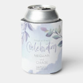 日付の水の色素朴のアクア薄紫を保存葉する 缶クーラー (缶裏面)