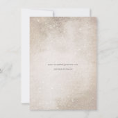 日付の滑らかな手書きの夏の原稿を救って下さい 招待状 (裏面)