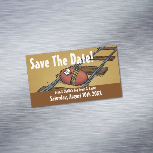 日付の漫画を保存おもしろいする マグネット名刺 (インサイチュ)