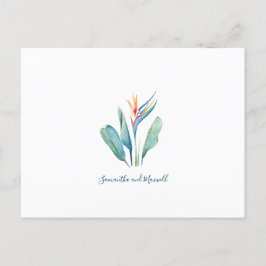 日付の熱帯の水の色のはがきを保存 シーズンポストカード