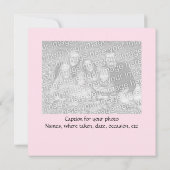 日付の熱帯結婚式を救って下さい セーブザデート (裏面)