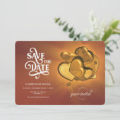 日付の発表結婚を保存する（バージョン3） セーブザデート (スタンド正面)