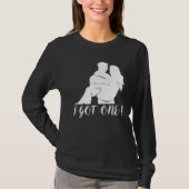 日付の発表結婚ノベルティの保存 Tシャツ (正面)