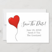 日付の磁気カードを保存 マグネット招待状 (正面)