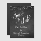 日付の磁気カードを節約するチャルクボードとライト (正面/裏面)