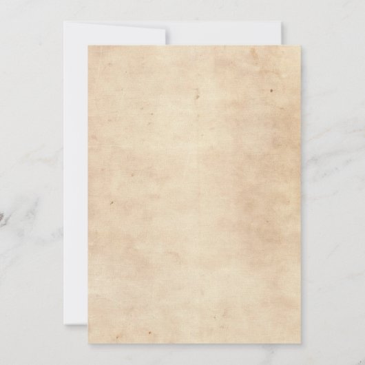 日付の素朴な招待ヴィンテージの保存 セーブザデート (裏面)