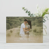 日付の結婚写真テンプレート セーブザデート (スタンド正面)