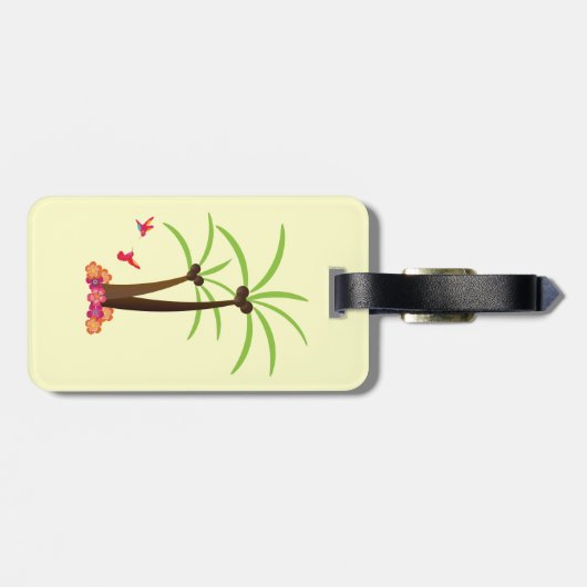 日付の結婚式のラベルを救って下さい ラゲッジタグ (裏面横)