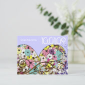 日付の花との保葉存 案内ポストカード (スタンド正面)