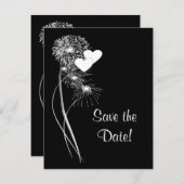 日付の花火の発表を救って下さい セーブザデート (正面/裏面)