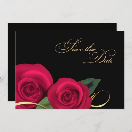 日付の誕生会のカスタムの発表を救って下さい セーブザデート (正面/裏面)