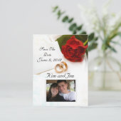 日付の赤いバラの招待を救って下さい セーブザデート (スタンド正面)