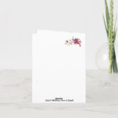 日付の通知結婚を保存 招待状 (裏面)