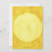 日付の金ゴールドのYinYangの鳩の結婚式の招待状を救って下さい セーブザデート (裏面)