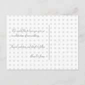 日付の鳥はがきキスをするをポップ・アートの保存する 案内ポストカード (裏面)