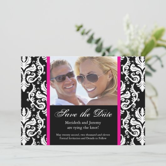 日付の~の結婚式のテンプレートを救って下さい セーブザデート (スタンド正面)