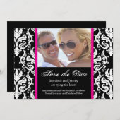 日付の~の結婚式のテンプレートを救って下さい セーブザデート (正面/裏面)