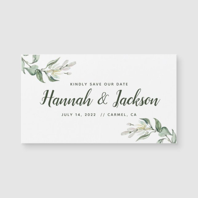 日付のGreenery*の磁石を*Lovely救って下さい (正面)