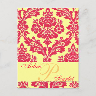 日付のPOSTカー結婚ドを保存2 -カスタマイズ! 案内ポストカード