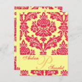 日付のPOSTカー結婚ドを保存2 -カスタマイズ! 案内ポストカード (正面/裏面)