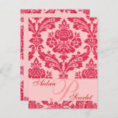 日付のPOSTカー結婚ドを保存3 -カスタマイズ! 案内ポストカード (正面/裏面)