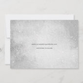 日付のSmooth Scriptの結婚発表の保存 招待状 (裏面)