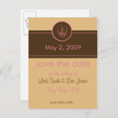 日付はがきのテンプレートの保存 案内ポストカード (正面/裏面)