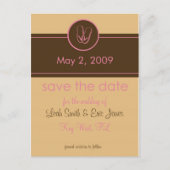 日付はがきのテンプレートの保存 案内ポストカード (正面)