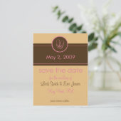 日付はがきのテンプレートの保存 案内ポストカード (スタンド正面)