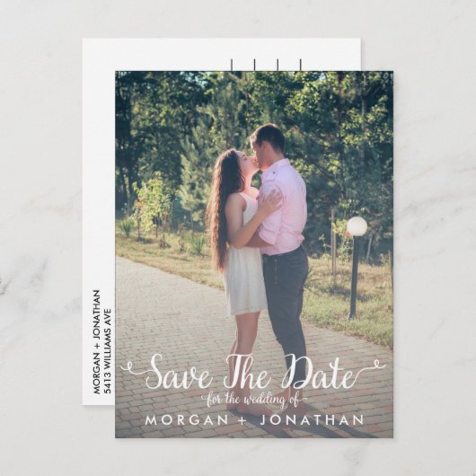 日付はがきのテンプレートの保存 案内ポストカード (正面/裏面)