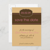 日付はがきのテンプレートの保存 案内ポストカード (正面/裏面)