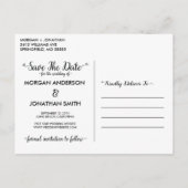 日付はがきのテンプレートの保存 案内ポストカード (裏面)