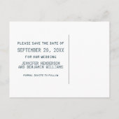 日付はがきをアトミックに保存する（青） 案内ポストカード (裏面)