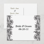 日付はがきをカスタマイズ可能に保存 案内ポストカード (正面/裏面)