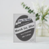 日付はがきを保存して卒業 ポストカード (スタンド正面)