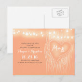 日付はがきを保存するライトの列 案内ポストカード (正面/裏面)