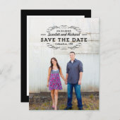 日付はがきを保存する喜ばしいシール 案内ポストカード (正面/裏面)