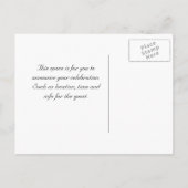 日付はがきを保存する赤列車 案内ポストカード (裏面)