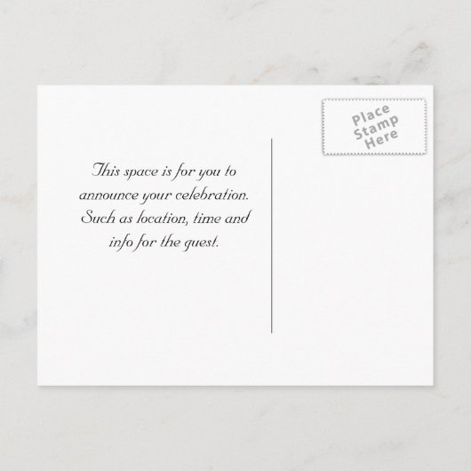 日付はがきを保存する赤列車 案内ポストカード (裏面)