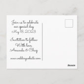 日付はがきを保存する ポストカード (裏面)