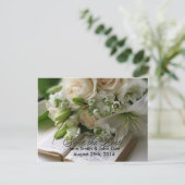 日付はがきを保存する 案内ポストカード (スタンド正面)