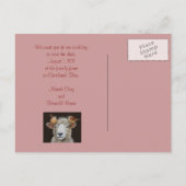 日付はがきを保存する 案内ポストカード (裏面)