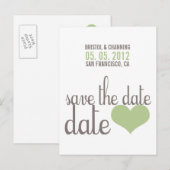 日付はがきを保存する 案内ポストカード (正面/裏面)