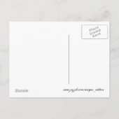 日付はがきを保存する 案内ポストカード (裏面)