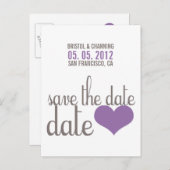 日付はがきを保存する 案内ポストカード (正面/裏面)