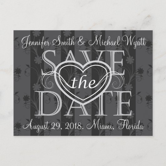 日付はがきを保存する 案内ポストカード (正面)