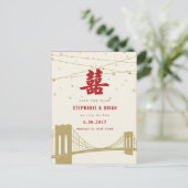 日付はがきを保存する(_Double Happiness Lights) 案内ポストカード (スタンド正面)