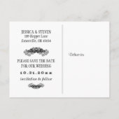 日付はがきを保存する – Halloween Love 案内ポストカード (裏面)